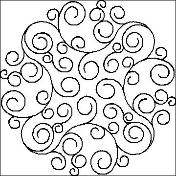 (image for) Octagon Swirl-L00026*